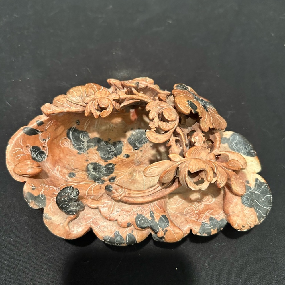 Floral Carved Accessory Dish